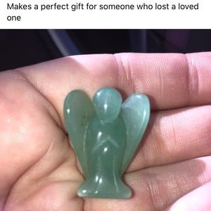 Healing crystal guardian angel